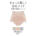 《最大1,600円OFFクーポン配信中》《メール便対象》ブラデリス きゅっと綿混レーシーショーツ23 BRADELIS NEWYORK peace BRNY 1222ws