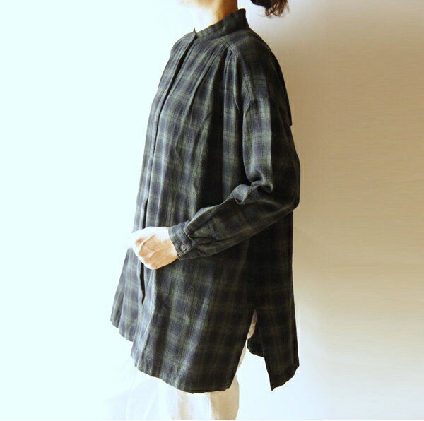 SUNVALLEY サンバレー コットン 綿 変わり織 ダンガリー 起毛 タック ロングシャツ SK8041236 sunvalley レディースファッション 服 大人の ナチュラル ゆったり 大人コーデ きれいめ シンプル カジュアル 30代 40代 50代 60代 大きい 大人 大人カジュアル レディースコーデ