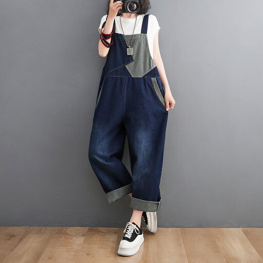 サロペット シンプル デニムサロペット オシャレ ネイビー オーバーオール デニム パンツ レディース オールインワン サロペット ミドル丈 デニムパンツ デニムつりズボン サロペット シンプル デニムサロペット オシャレ ネイビー オーバーオール デニム パンツ レディース オールインワン サロペット ミドル丈 デニムパンツ デニムつりズボン
