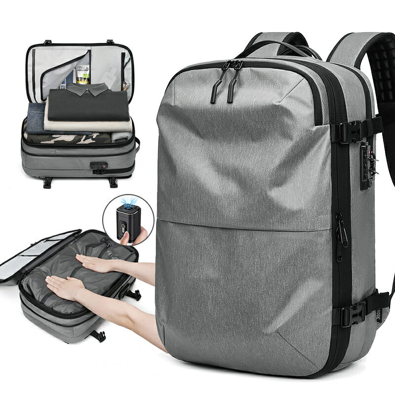 ビジネスリュック リュックサック メンズ バックパック 旅用 リュック スーツケース キャリーバッグ 真..
