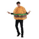 ハンバーガー コスプレ 衣装 大人用 バーガー ファストフード かぶりもの 全身 ハロウィン 帽子 ファンシードレス きぐるみ メンズ レディース 食物 面白い...