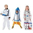 ハロウィン コスプレ 子供 ロケット 宇宙飛行士 衣装 宇宙服 男の子 女の子 きぐるみ ユニセックス 可愛い キッズ コスチューム お誕生日 プレゼント クリスマス イベント パーティー 変装 仮装 学園祭 文化祭 舞台 演出服(3)