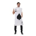 トランプ コスプレ 衣装 大人用 ダイヤ スペード 方塊 全身 ハロウィン A ファンシードレス きぐるみ メンズ レディース 面白い 写真道具 ユニセックス ...