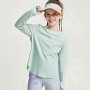 キッズ ヨガウェア 女の子紫外線カット トレーニングウェア ランニングウェア スポーツシャツ 長袖 Tシャツ トレーニングウェア トップス ストレッチ