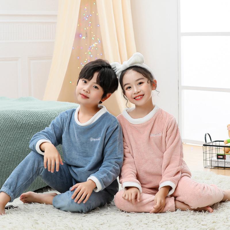 キッズ パジャマ 女の子 男の子 冬用 ルームウェア もこも