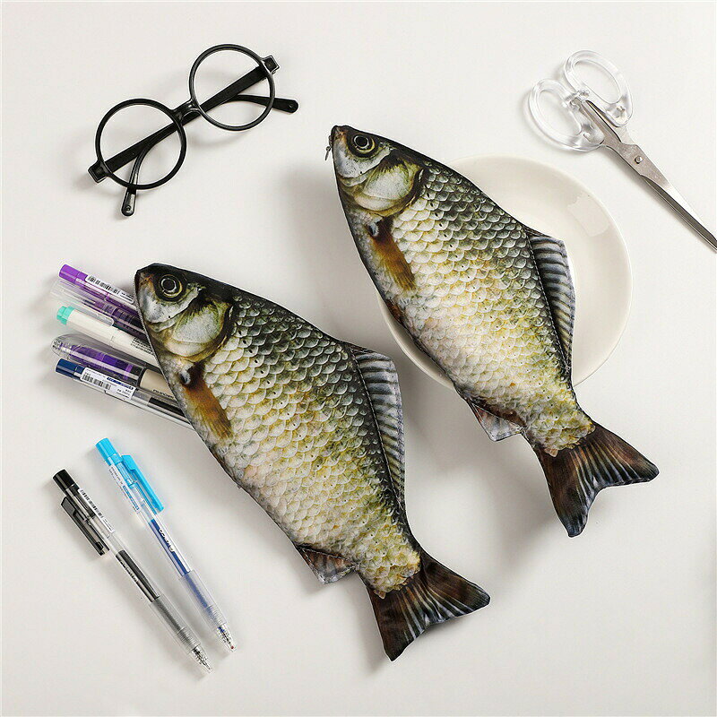 魚 ペンケース サカナ 筆箱 ぬいぐるみ ペンポーチ 文具収納ポーチ 個性的 文房具収納袋 収納ポーチ ぬいぐるみ収納ポーチ 収納袋 ポーチ 化粧ポーチ コスメポーチ 癒し系 おちゃめな塩干し魚ペンケース フィッシュ型ペンケース brain-a2023-10005841 Rizumu楽天市場店 サンプル画像3