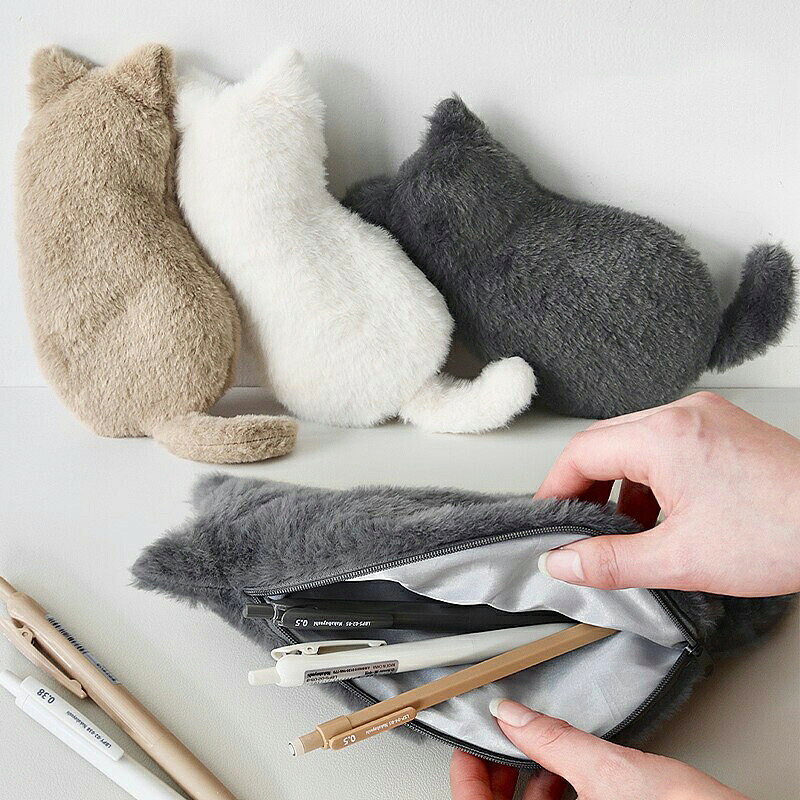 猫ペンケース ねこのせ 筆箱 ネコ ぬいぐるみ ペンポーチ 文具収納ポーチ もふもふ ぬいぐるみペンケース 文房具収納袋 収納ポーチ 収納袋 ポーチ 化粧ポーチ コスメポーチ ふわふわ 癒し系 かわいい brain-a2023-10005517 Rizumu楽天市場店 サンプル画像2