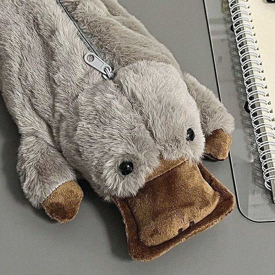 カモノハシのペンケース 文具収納ポーチ もふもふ カモノハシ ペンケース ぬいぐるみペンケース ぬいぐるみ 文房具収納袋 収納ポーチ 収納袋 ポーチ 化粧ポーチ コスメポーチ 鴨嘴獸 プラットパス 筆箱 ペンポーチ ふわふわ かわいい brain-a2023-10005534 Rizumu楽天市場店 サンプル画像3