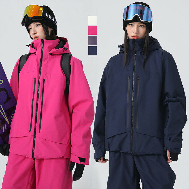 商品説明商品内容ジャケット(パンツは別売りです)情報素材：ポリエステル耐水圧：20000mmH・O透湿度:11000g/m・/24hシルエット：ゆったり生産国中国注意書き（購入前に必ずご確認ください）※商品写真は、できる限り現品を再現するように画像処理などの補正を行っておりますが、ご利用のモニターや環境により差異が生じます。予めご了承ください。※生地の特性上、多少ニオイがある場合がございますが、日陰干しで数日干していただくか、あるいは数回ご使用していただく間に、 ニオイは気にならなくなります。※上記の数値は、実測によるものです。多少の誤差はご容赦ください。※仕様は予告なく変更される場合があります。（ご使用に差し支えない程度）・色がある場合、モニターの発色の具合によって実際のものと色が異なる場合がある。・ご注文後、10営業日以内に配送手続きをいたします。配送作業完了後、4〜7日程度でのお届けとなります。（商品によって納期が異なりますので、詳細は店舗までお問い合わせください。） スノボジャケット スキージャケット 単品 アウター スノーボードウェア ジャケット レディース メンズ スノーボードウェア スキーウェア スノボウェア 男女兼用 ゆったり 無地 フード付きジャケット ウィンタースポーツ用 雪遊び 雪場 スキー場 撥水 保温 防風 スノーボードウェア スキーウェア スノボウェア スノボジャケット スキージャケット"メーカー希望小売価格はメーカーカタログに基づいて掲載しています