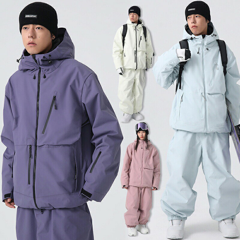 商品説明商品内容上下セット情報素材：ポリエステル耐水圧：20000mmH・O透湿度:11000g/m・/24hシルエット：ゆったり生産国中国注意書き（購入前に必ずご確認ください）※商品写真は、できる限り現品を再現するように画像処理などの補正を行っておりますが、ご利用のモニターや環境により差異が生じます。予めご了承ください。※生地の特性上、多少ニオイがある場合がございますが、日陰干しで数日干していただくか、あるいは数回ご使用していただく間に、 ニオイは気にならなくなります。※上記の数値は、実測によるものです。多少の誤差はご容赦ください。※仕様は予告なく変更される場合があります。（ご使用に差し支えない程度）・色がある場合、モニターの発色の具合によって実際のものと色が異なる場合がある。・ご注文後、10営業日以内に配送手続きをいたします。配送作業完了後、4〜7日程度でのお届けとなります。（商品によって納期が異なりますので、詳細は店舗までお問い合わせください。） スキーウェアセット スノーボード ウェア 上下セット セットアップ レディース メンズ ユニセックス 2点セット ジャケット+ロングパンツ ゆったり 無地 ウィンタースポーツ用 雪遊び 雪場 スキー場 撥水 保温 防風 スノーボードウェア スキーウェア スノボウェア スノボジャケット スキージャケット ロングパンツ スキーパンツ"メーカー希望小売価格はメーカーカタログに基づいて掲載しています