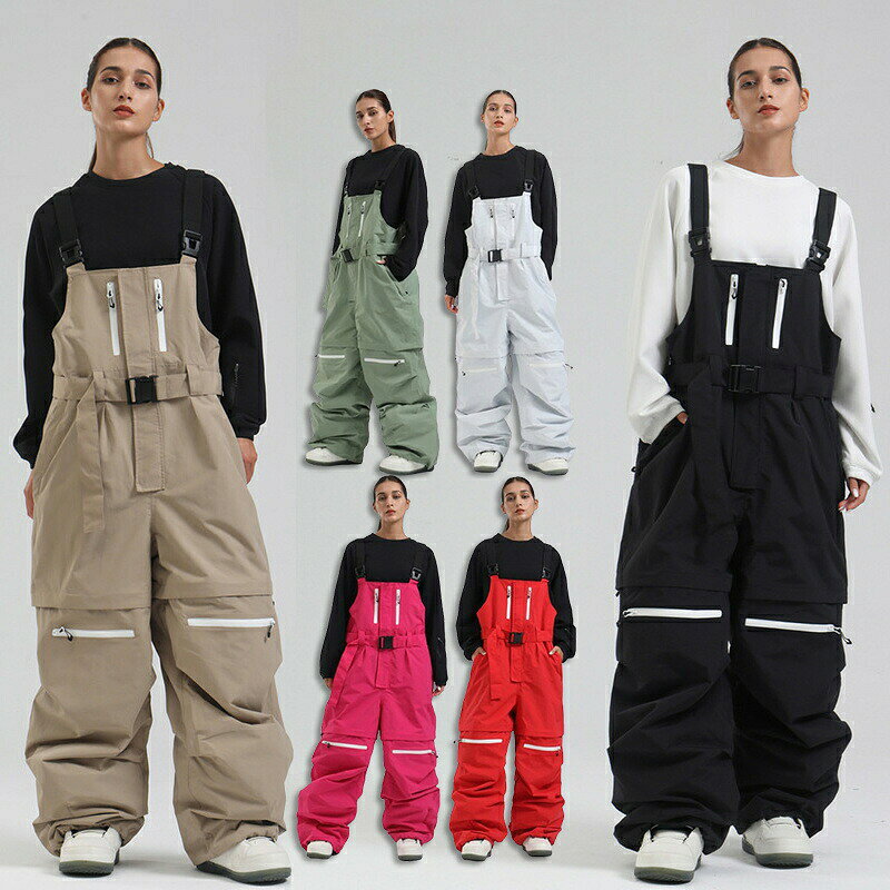 商品説明商品内容スノーボードウェア ビブパンツ 単品（上着は含めません）情報素材：ポリエステル耐水圧：20000mmH2O生産国中国注意書き※商品写真は、できる限り現品を再現するように画像処理などの補正を行っておりますが、ご利用のモニターや環境により差異が生じます。予めご了承ください。※生地の特性上、多少ニオイがある場合がございますが、日陰干しで数日干していただくか、あるいは数回ご使用していただく間に、 ニオイは気にならなくなります。※上記の数値は、実測によるものです。多少の誤差はご容赦ください。※仕様は予告なく変更される場合があります。（ご使用に差し支えない程度）・色がある場合、モニターの発色の具合によって実際のものと色が異なる場合がある。・ご注文後、10営業日以内に配送手続きをいたします。配送作業完了後、4〜7日程度でのお届けとなります。（商品によって納期が異なりますので、詳細は店舗までお問い合わせください。） スノーボードウェア ビブパンツ 単品 スキーウェア スノボウェア レディース メンズ ボトムス つなぎ オールインワン 無地 ゆったり ズボン スノボパンツ スノーボードパンツ ズボンのすそが取り外せる 通気 撥水 保温 防風 耐磨耗 男女兼用 大きいサイズ オーバーサイズ ゆったり"メーカー希望小売価格はメーカーカタログに基づいて掲載しています