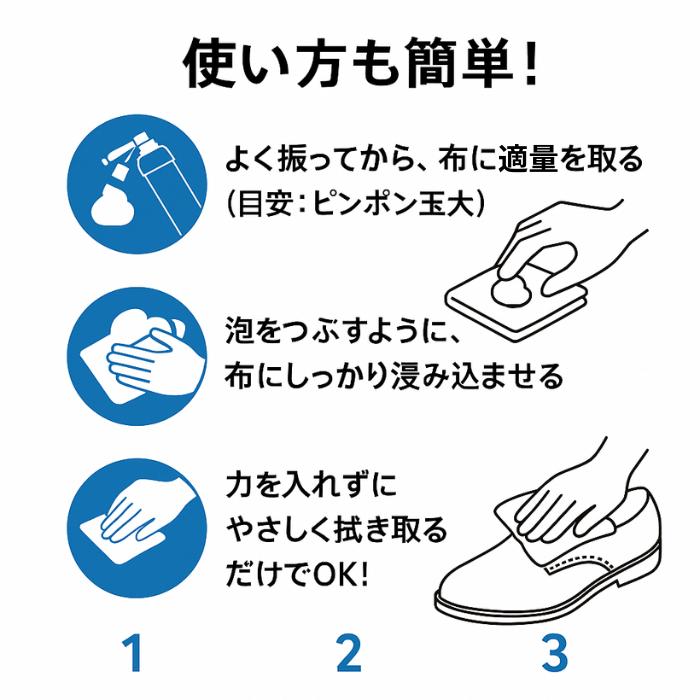 くらし安心 楽天市場店の東邦金属工業 スペシャルクリーナー 靴用クリーナー 汚れ落とし 保革 日本製 本革 合皮対応 スニーカー ブーツ 手入れ用品 くつ クリーナー 220g 送料無料｜アングル2