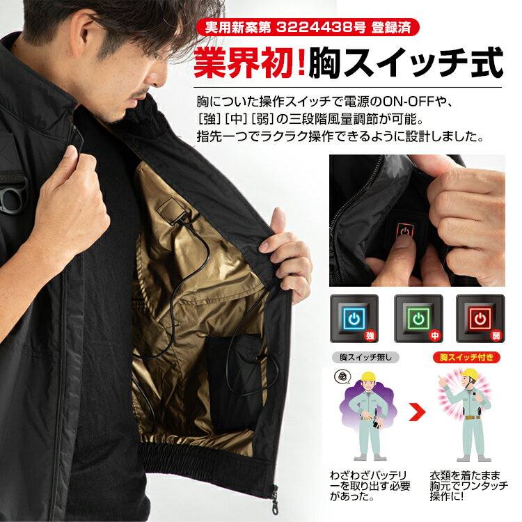 送料無料(一部地域を除く) ブレイン §BR∞空調ベスト セット フルセット MESH-BR-12...