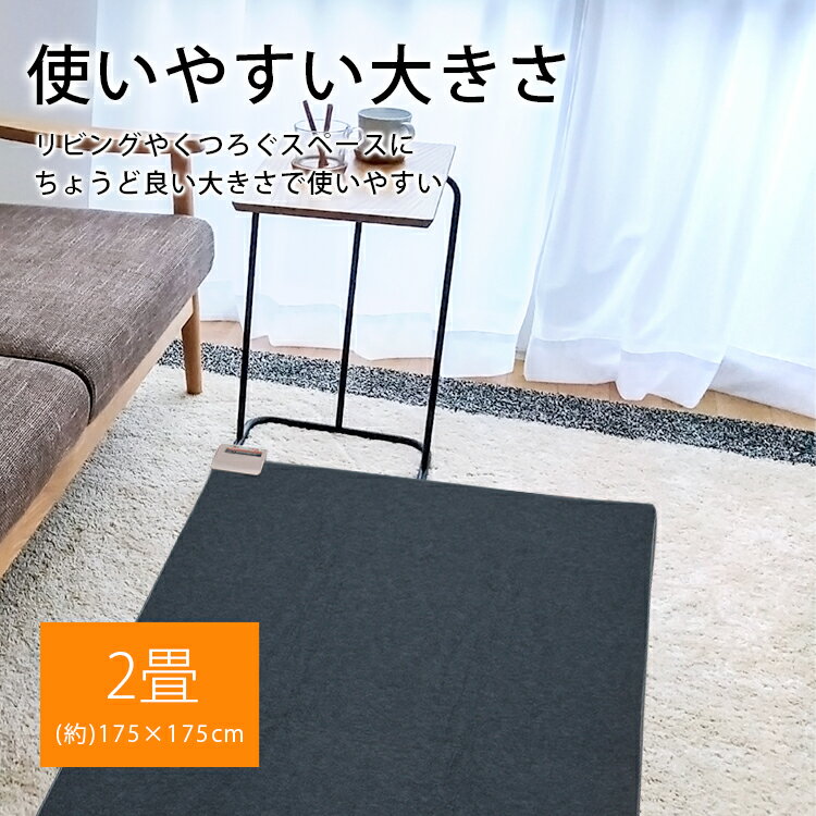 送料無料(一部地域を除く)TEKNOS 【テクノス TWB-2500J 防音厚手ホットカーペット ...