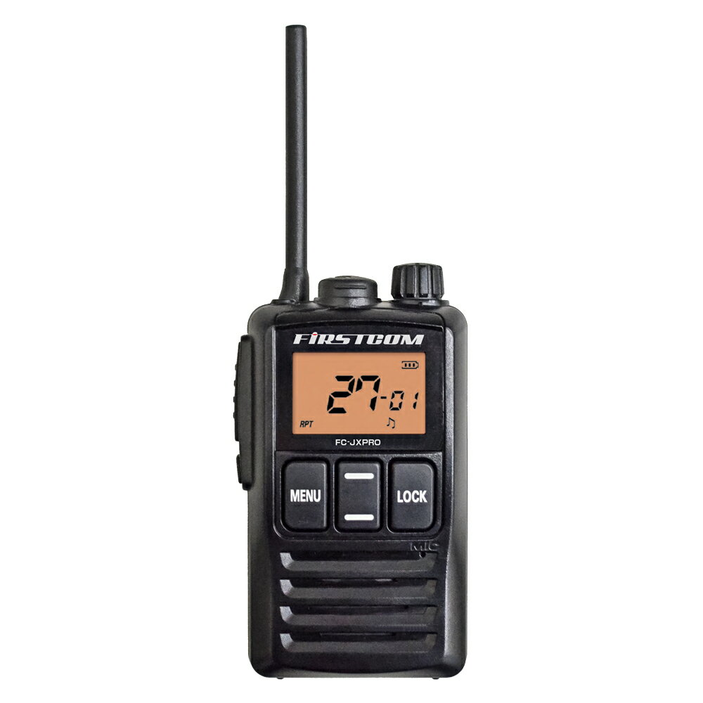 【送料無料】F.R.C. エフ・アール・シー 日本製 特定小電力トランシーバー FC-JXPRO [ IP65相当防水 ] 中継器対応・ベルトクリップ付属 FI...