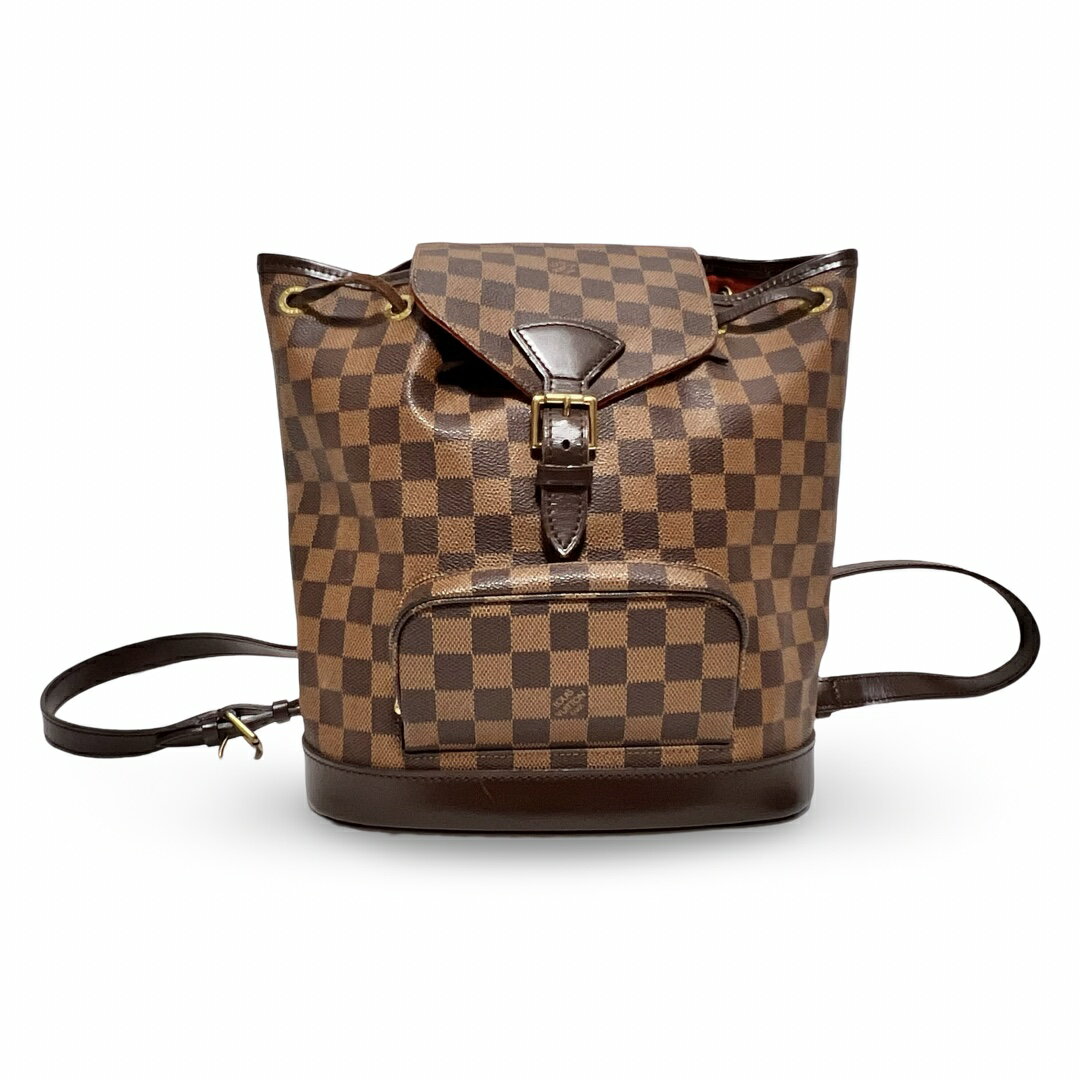 LOUIS VUITTON ルイヴィトン SPオーダー ダミエ モンスリ MM リュックサック バックパック 限定品【中古】【鑑定済み】【送料無料】