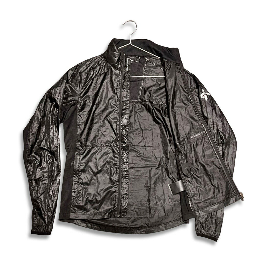 Cross Sportswear クロス スポーツウエア 軽量 フルジップ ジャケット ブルゾン ブラック size M メンズ 【中古】【鑑定済み】【送料無料】【中古】【鑑定済み】【送料無料】