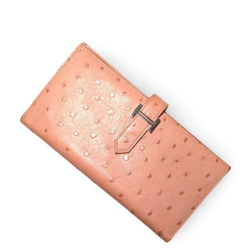 HERMES エルメス ベアンスフレ オーストリッチ 二つ折り 長財布 正規品 Aランク【中古】【鑑定済み】【送料無料】 HERMES エルメス ベアンスフレ オーストリッチ 二つ折り 長財布 正規品 Aランク【中古】【鑑定済み】【送料無料】