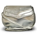 Christian Dior クリスチャンディオール ロゴ メタリック シルバー レザー ショルダーバッグ ポシェット フランス製【中古】【鑑定済み】【送料無料】(4)