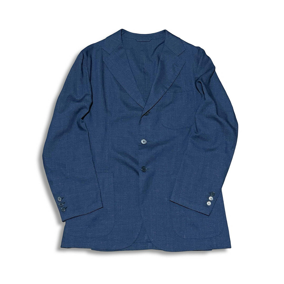 Rakuten - COL コルウ シングルブレスト サマージャケット テーラード 無地 ネイビー メンズ ビジネス 神戸 日本製 美品 Aランク【中古】【鑑定済み】【送料無料】