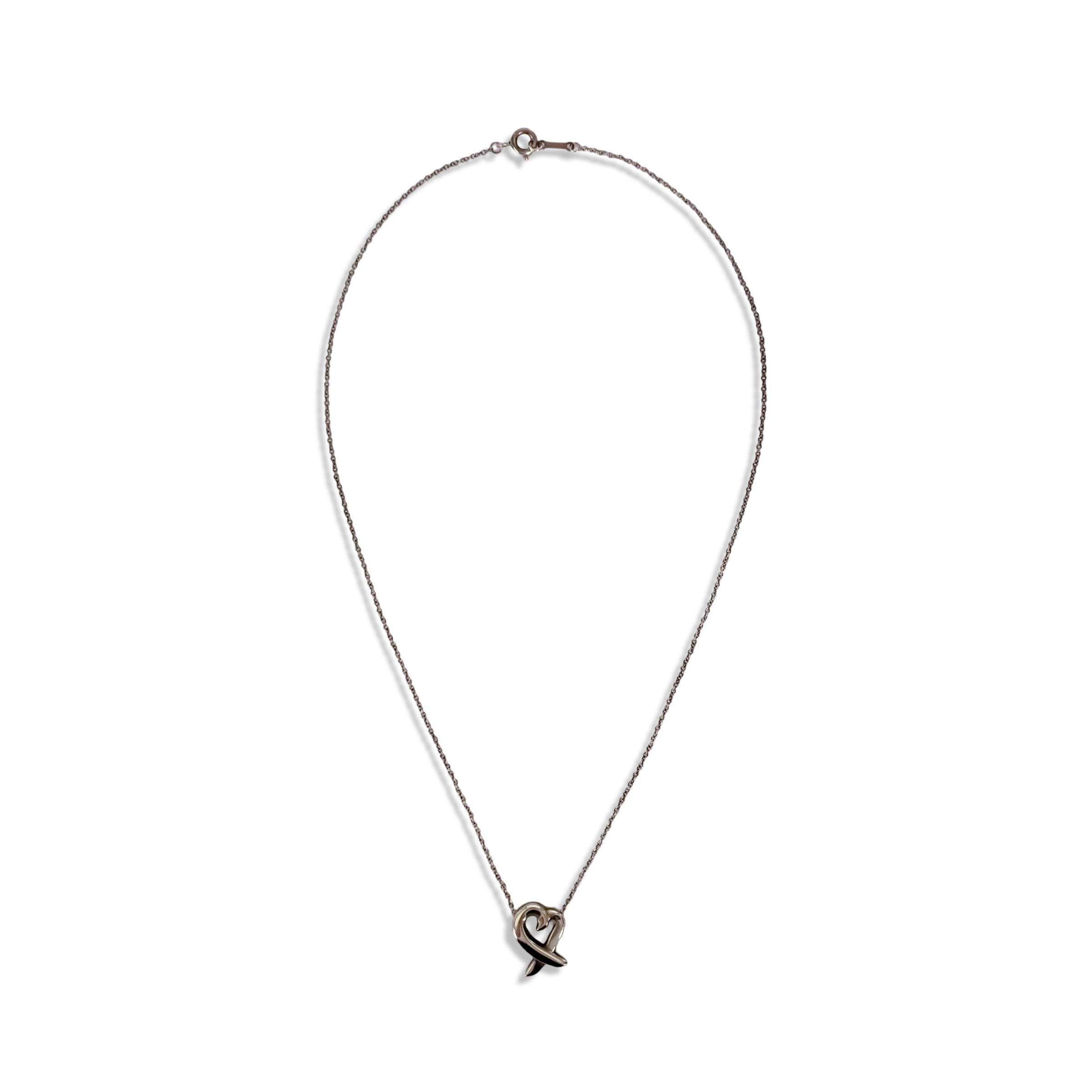 Rakuten - Tiffany&Co ティファニー ネックレス シルバー925 シルバー パロマピカソ ラビング ハート 【中古】【鑑定済み】