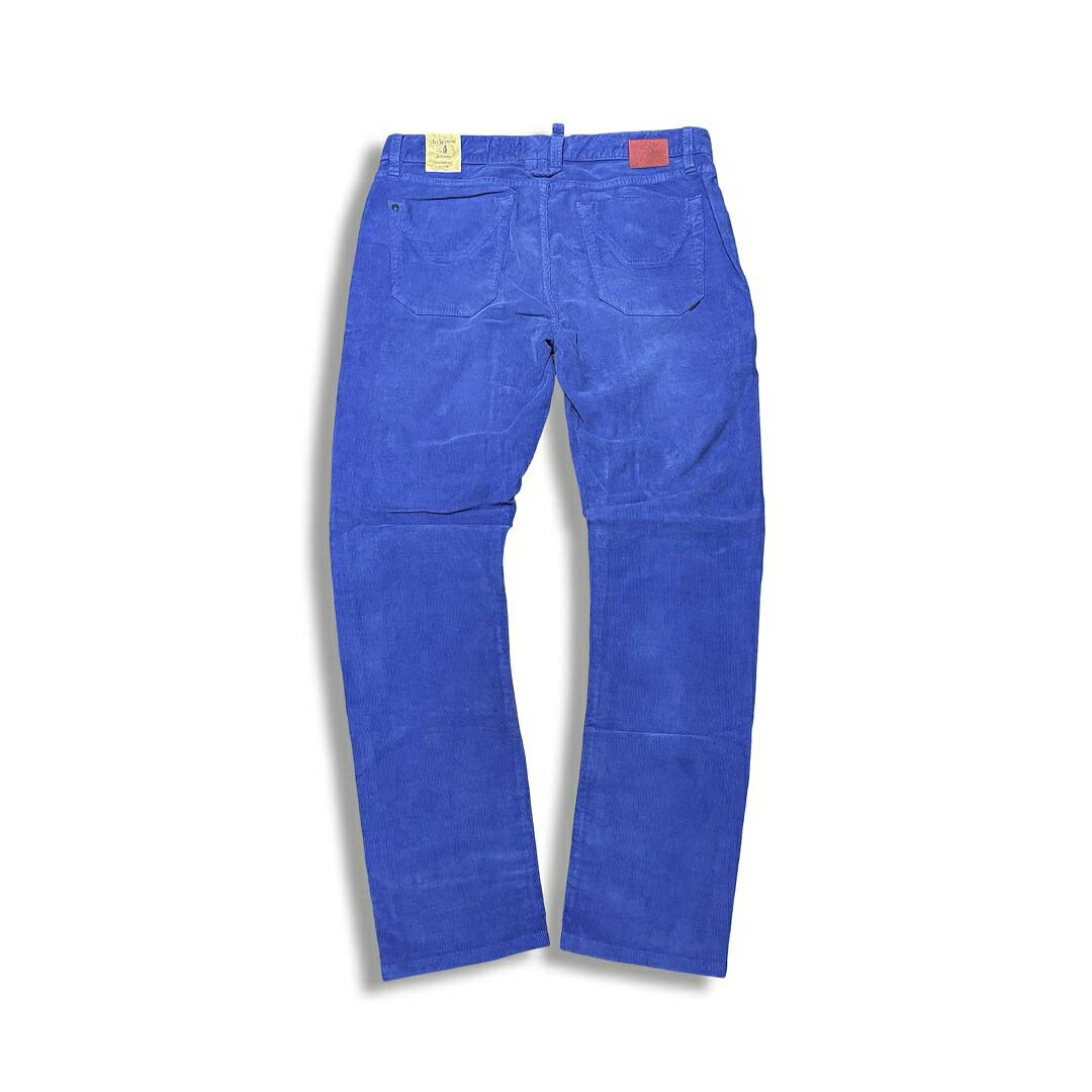 Jeckerson ジェッカーソン Johnny SLIM FIT コーデュロイ ゴルフ パンツ size 33 ブルー メンズ【中古】【鑑定済み】【送料無料】