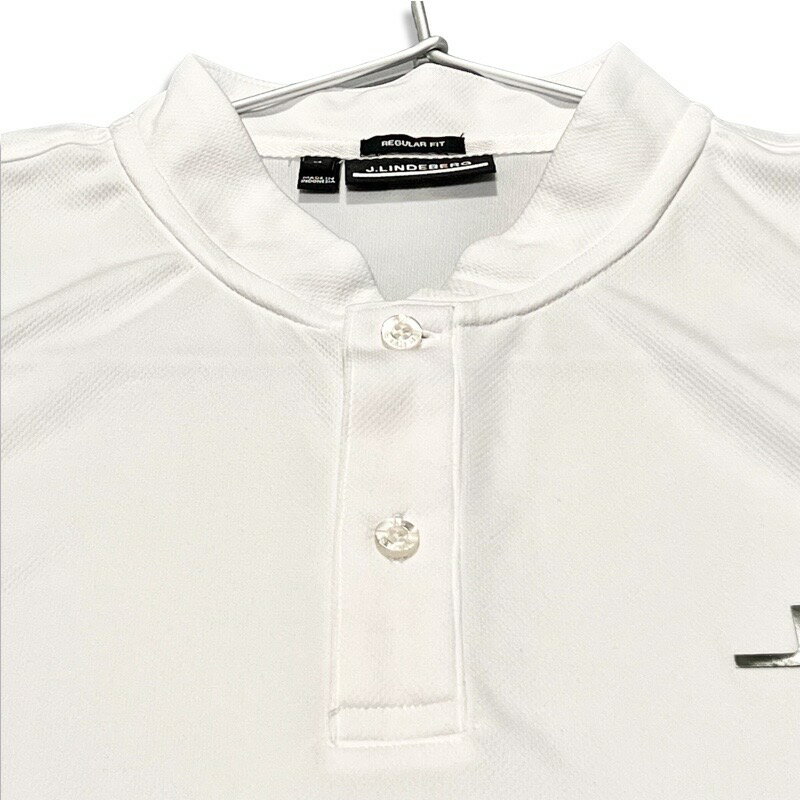 J.LINDEBERG ���������ɥС��� BODE REGULAR GOLF FIT POLO �Ρ����顼 �ɥ饤 Ⱦµ �ݥ������ �ۥ磻�� size M����šۡڴ���Ѥߡۡ�����̵���ۡ���šۡڴ���Ѥߡۡ�����̵����