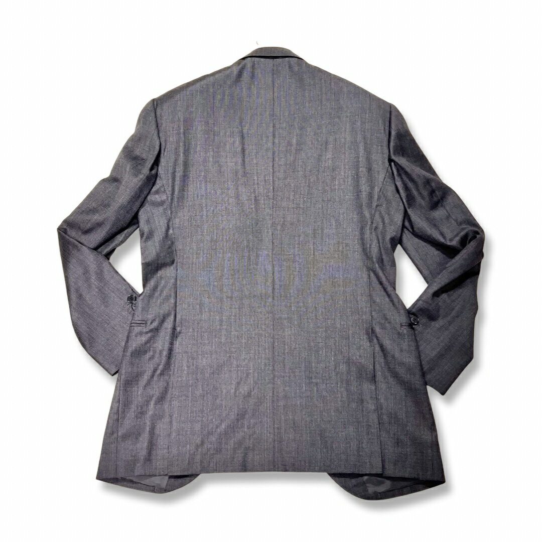 COL コルウ ビスポーク Loro Piana WISH Super170's 15 MICRO シングル スーツ グレー メンズ ビジネス 日本製 オーダーメイド【中古】【鑑定済み】【送料無料】