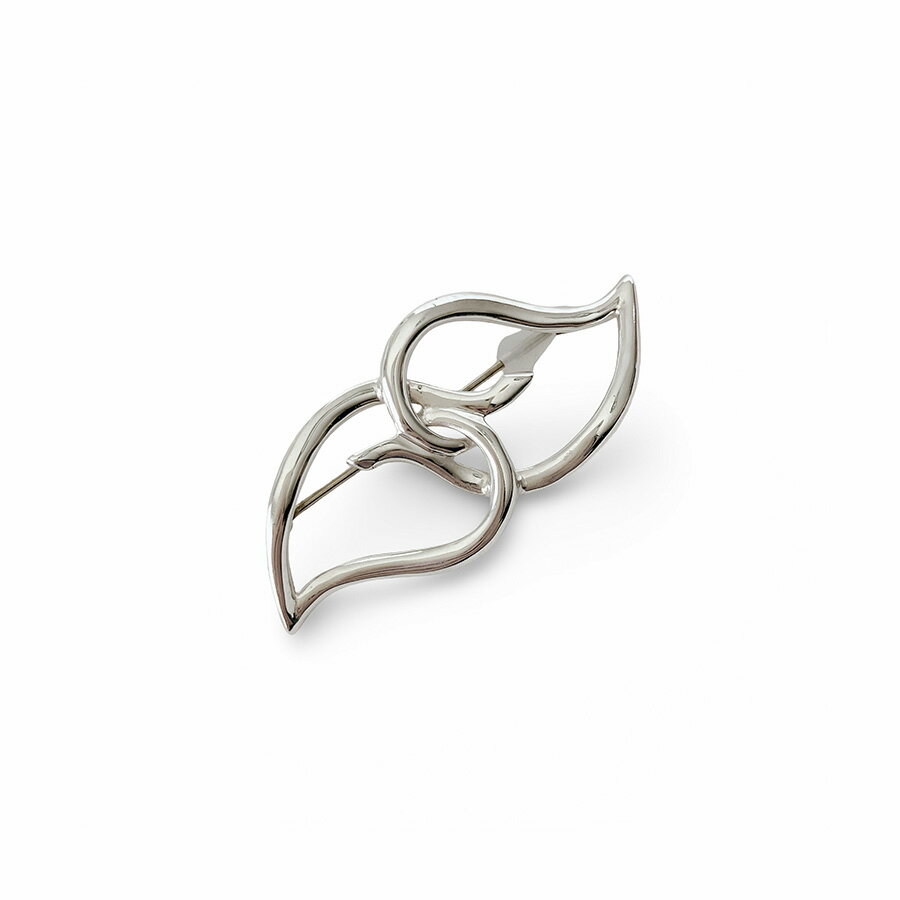 Rakuten - Tiffany & Co. ティファニー ダブル リーフ ブローチ スターリングシルバー Ag925 ファッションジュエリー アクセサリー【中古】【鑑定済み】