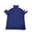 J.LINDEBERG ジェイリンドバーグ SLIM FIT 半袖 ドライ ポロシャツ ネイビー size L メンズ ゴルフウェア 正規品【中古】【鑑定済み】【送料無料】【中古】【鑑定済み】【送料無料】(4)