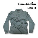 Travis Mathew トラヴィスマシュー 長袖 ワンポイント ポロシャツ メンズ Mサイズ ゴルフウェア グレー【中古】【鑑定済み】【送料無料】(4)