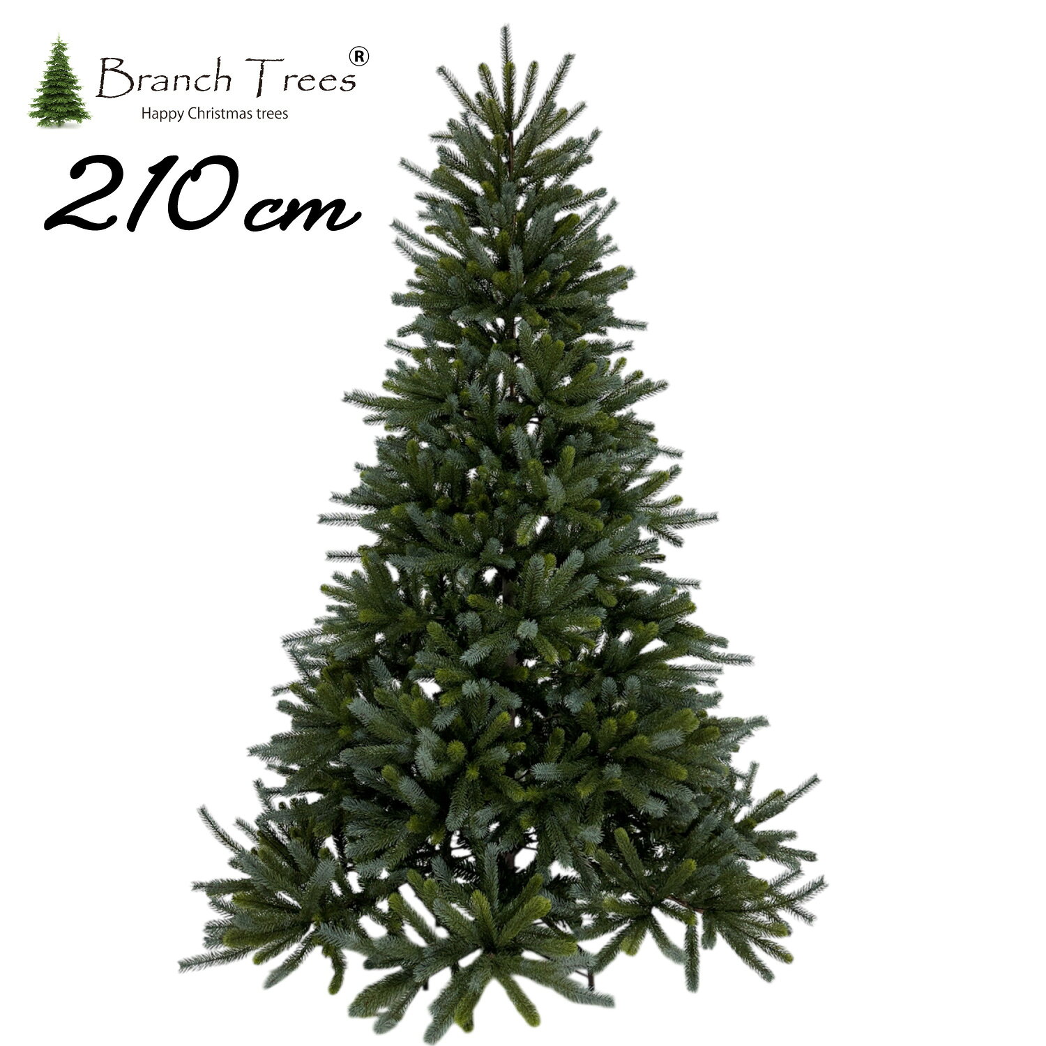 Rakuten - Branch Trees® クリスマスツリー 210cm ER 厚みのあるリアルな針葉 葉が落ちにくい モミの木タイプ TPX24-026-210cm-ER
