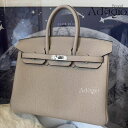 【SALE開催中!|クーポン& P2倍!7/14まで】【新品同様・未使用】HERMES エルメス バーキン 25cm W刻印 2025年7月購入 Gris To...