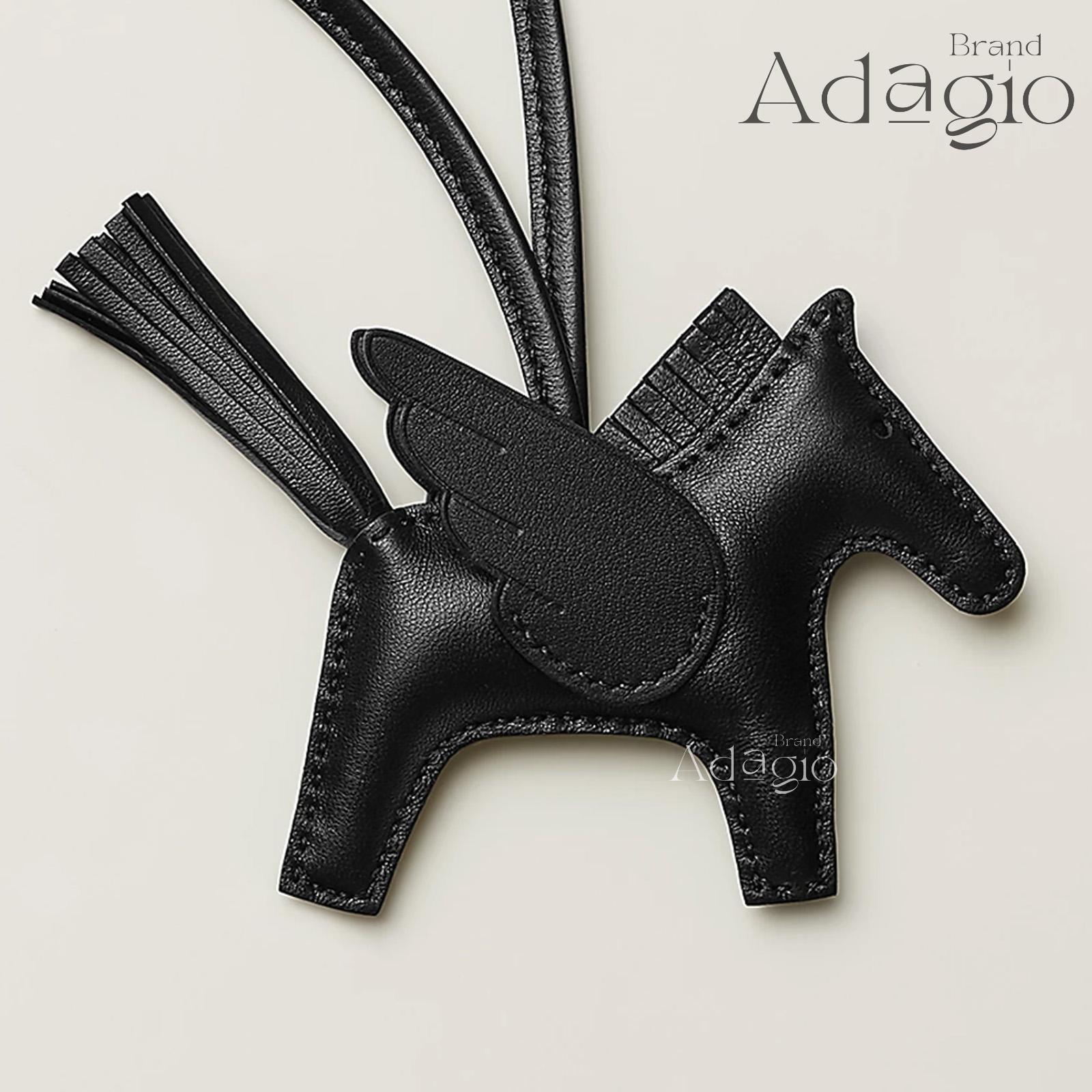 【 PT2倍×500円OFFクーポン配布中!11/30まで】【新品同様・未使用】HERMES エルメス ロデオチャーム ペガサスPM エトゥープ チャーム アニ...