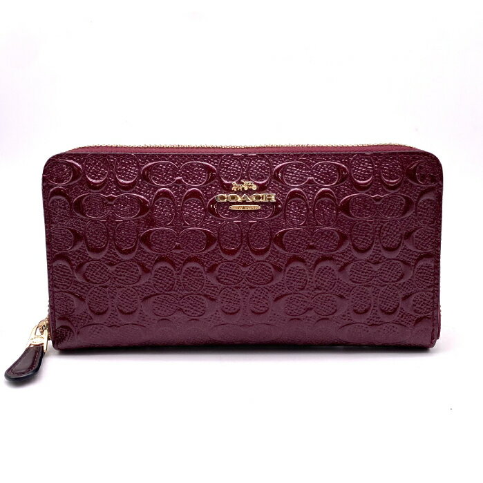 【中古】 良品COACHコーチロゴ...