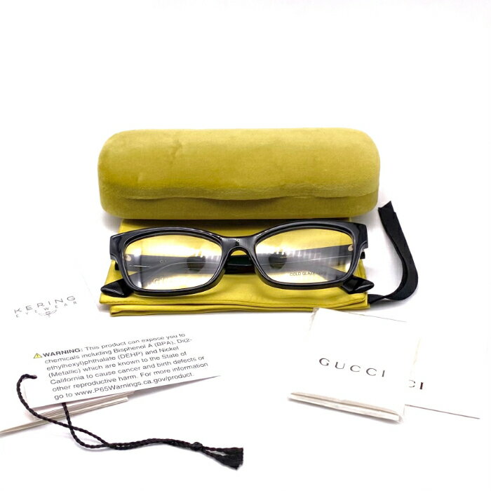 【中古】美品 GUCCI グッチ GG プラスチック 眼鏡 eH0793N