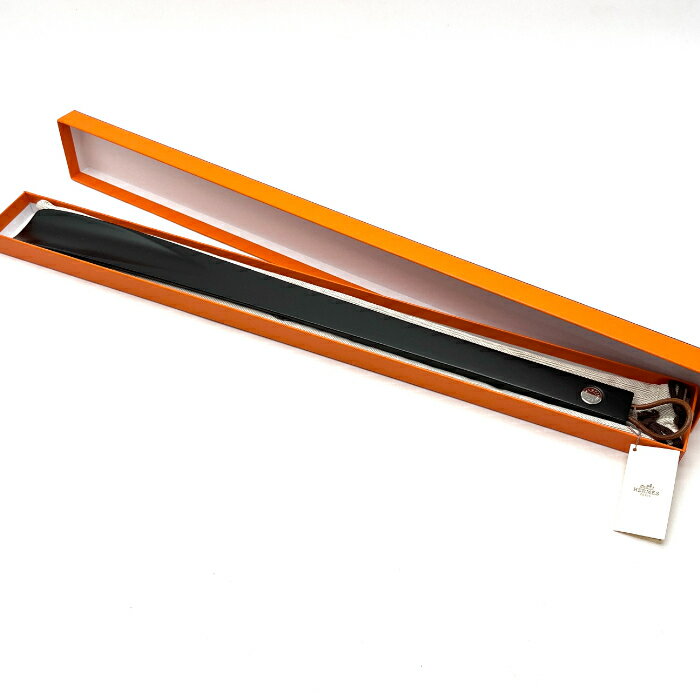 【中古】美品 HERMES エルメス シューホーン GM ウッド 靴ベラ eH0725A