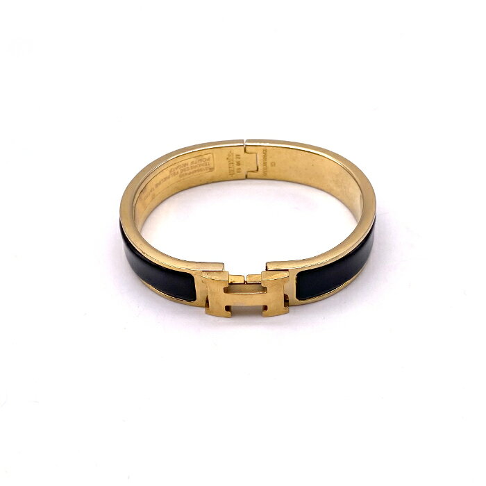 ブランドビリオンの【中古】美品 HERMES エルメス クリッククラック ゴールド バングル fY02286N｜アングル2