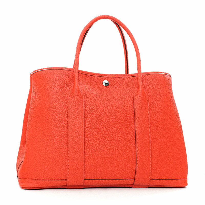 エルメス HERMES ハンドバッグ ガーデンパーティー PM size36 ヴォー・ネゴンダ 牛革 U刻印 カピュシーヌ オレンジ SAC GARDEN PARTY 36 VEAU NEGONDA CAPUCINE H051559CK 9T