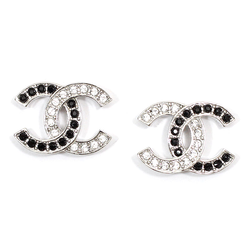 シャネル CHANEL ピアス CCマーク メタル＆ストラス ラインストーン ダブルC 2022年秋冬メティエダールコレクション シルバー BOUCLES OREILLES COCO AB8981 B08690 NJ338 22Aのサムネイル