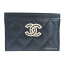    ͥ ѥ ɥ AP2737 B08043 ͥӡ ֥롼 饤󥹥ȡ ӥå CCޡ CHANEL cardcase pass Navy Blue Ȣ ܥ åԥ