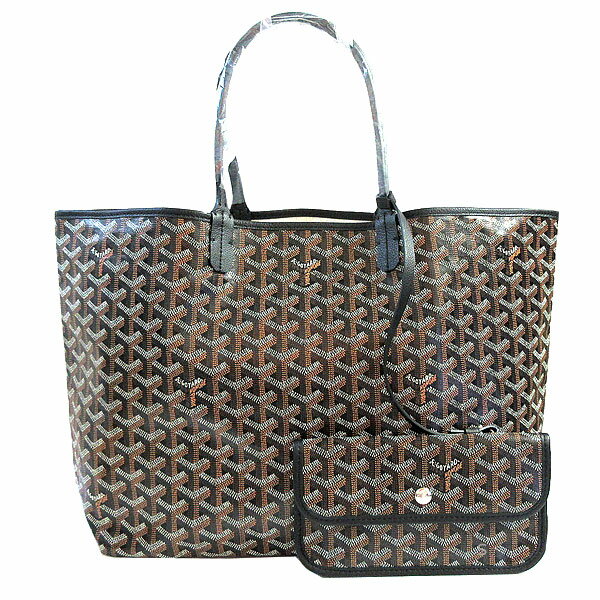 トートバッグ ≪ 新品 ≫ 正規品 GOYARD ゴヤール サンルイ PM 黒 ブラック トート バッグ ショッパー リボン ラッピング ST LOUIS PM Black tote bag