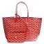 ≪ 新品 ≫ 正規品 GOYARD ゴヤールサンルイ PM 赤 レッド トート バッグ ショッパー リボン ラッピング ST LOUIS　PM Red tote bag brand new