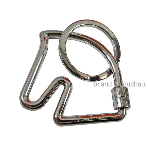 《 新品 》 エルメス キーリング　《 シュヴァル 》　馬 HERMES Cheval 箱　リボンのラッピング アクセサリー キーホルダー シュバルのサムネイル