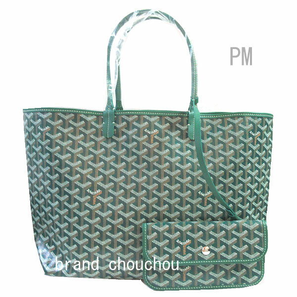 トートバッグ ≪ 新品 ≫ 正規品 GOYARD ゴヤールサンルイ PM グリーン ショッパー リボン ラッピング ≪ Brand New ≫ Genuine Goyard Saint-Louis PM Green Shopper Ribbon Wrapping