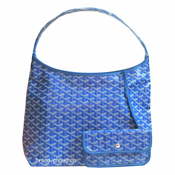 ショルダーバッグ ≪ 新品 ≫ 正規品 GOYARD ゴヤール ボエム　ホーボー　バッグ　PM ブルー 青 ショルダーバッグ ショッパー リボン ラッピング≪ BrandNew ≫ GOYARD Boheme Hobo Bag PM Blue Blue Shoulder Bag Shopper Ribbon Wrapping