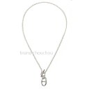 s Vi tGX y_eBt@VF[k_N Vo[ lbNX@y_g Vo[ HERMES @{ bsO [BrandNew] Hermes Pendentif Chaine dancre Silver Necklace Pendant Silver HERMES Box Ribbon Wrapping