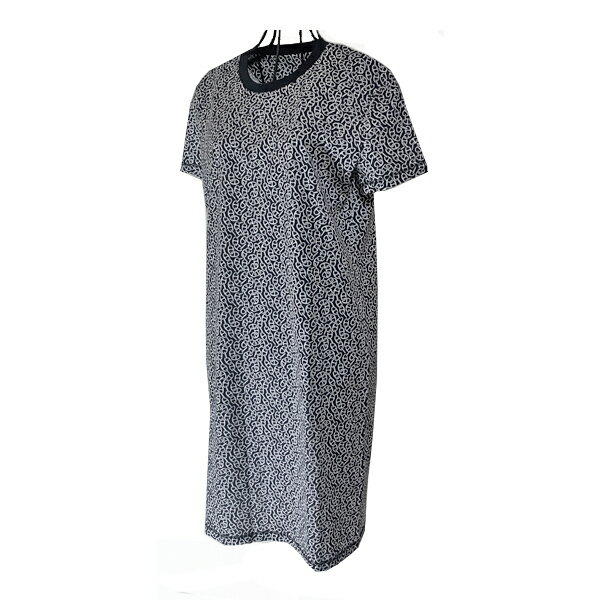 ≪ 新品 ≫ エルメス 2024年春夏コレクション ROBE MICRO IMPRRIME「Naoussa Chaine」マイクロプリントドレス ブルーノワール 黒 36サイズ ワンピース コットン 箱 リボン ラッピング ≪BrandNew ≫2024 Collection Micro Print Dress Blue Noir Black Size 36 Dress Cotton