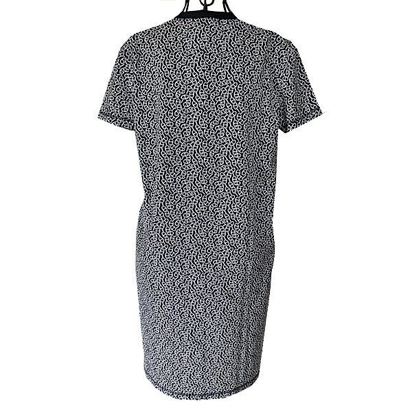 ≪ 新品 ≫ エルメス 2024年春夏コレクション ROBE MICRO IMPRRIME「Naoussa Chaine」マイクロプリントドレス ブルーノワール 黒 36サイズ ワンピース コットン 箱 リボン ラッピング ≪BrandNew ≫2024 Collection Micro Print Dress Blue Noir Black Size 36 Dress Cotton