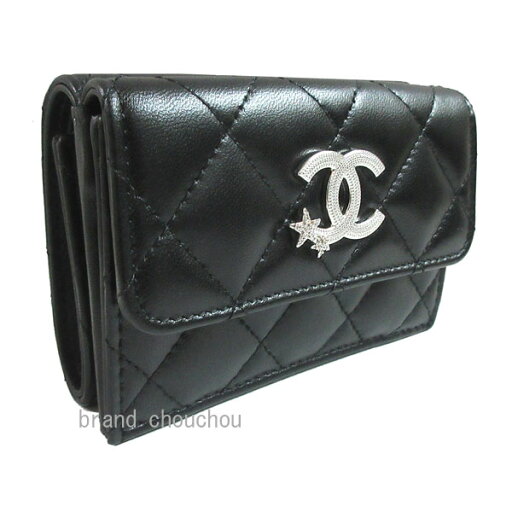 ≪新品≫シャネル CHANEL スモール フラップ ウォレット 財布 ブラック 黒 シルバー金具 BIG CCマーク スター 星 AP3725 B14929 94305 箱 リボン ラッピング ≪BrandNew≫ CHANEL Small Flap Wallet Black Silver BIG CC Mark Star ≪新品≫シャネル CHANEL スモール フラップ ウォレット 財布 ブラック 黒 シルバー金具 BIG CCマーク スター 星 AP3725 B14929 94305 箱 リボン ラッピング ≪BrandNew≫ CHANEL Small Flap Wallet Black Silver BIG CC Mark Star